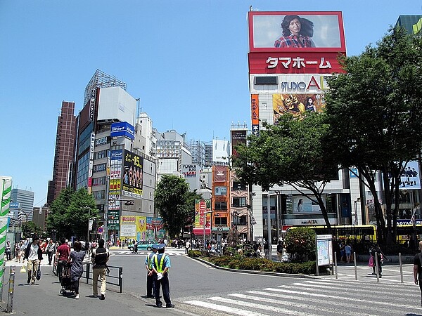 東京新宿。圖／翻攝自Google maps