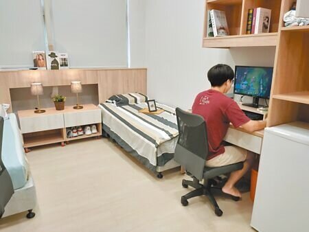 
大學生在校內宿舍住宿，每學期補貼5000元、弱勢生加碼至7000元。（本報資料照片）

