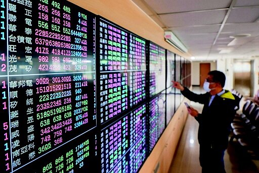 台股示意圖。 圖/聯合報系資料照片