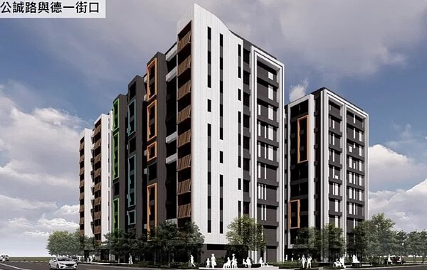 南投縣第一棟社會住宅「公誠.安居」最快2025年完工落腳埔里鎮。圖/聯合資料照片