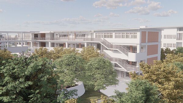 南興國小新建工程。圖／台中市教育局提供