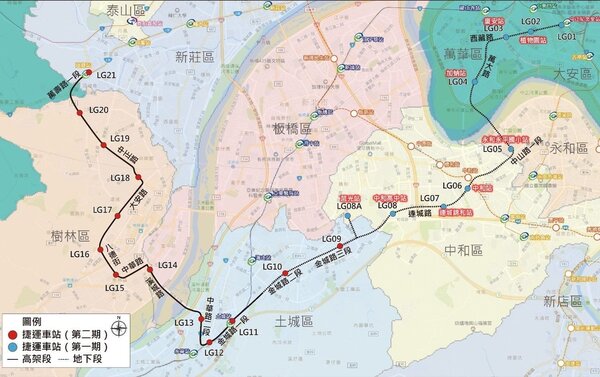 萬大路線示意圖。圖/台北市政府提供