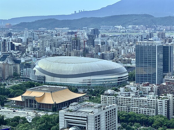 台北大巨蛋示意圖。記者朱曼寧／攝影 