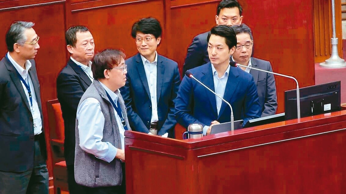 台北市長蔣萬安昨赴議會總質詢。記者楊正海／攝影 