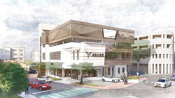 鹿港鎮文物館及展示空間模擬館。圖/文化局提供