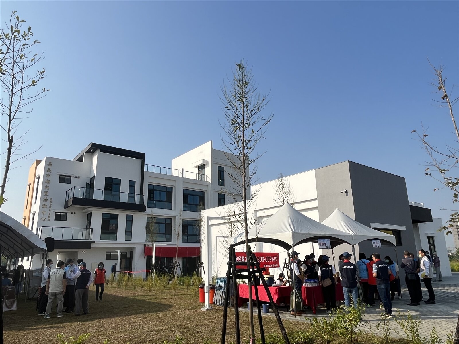 里活動中心啟用 嘉義市湖內里活動中心昨天落成啟用。記者李宗祐／攝影 