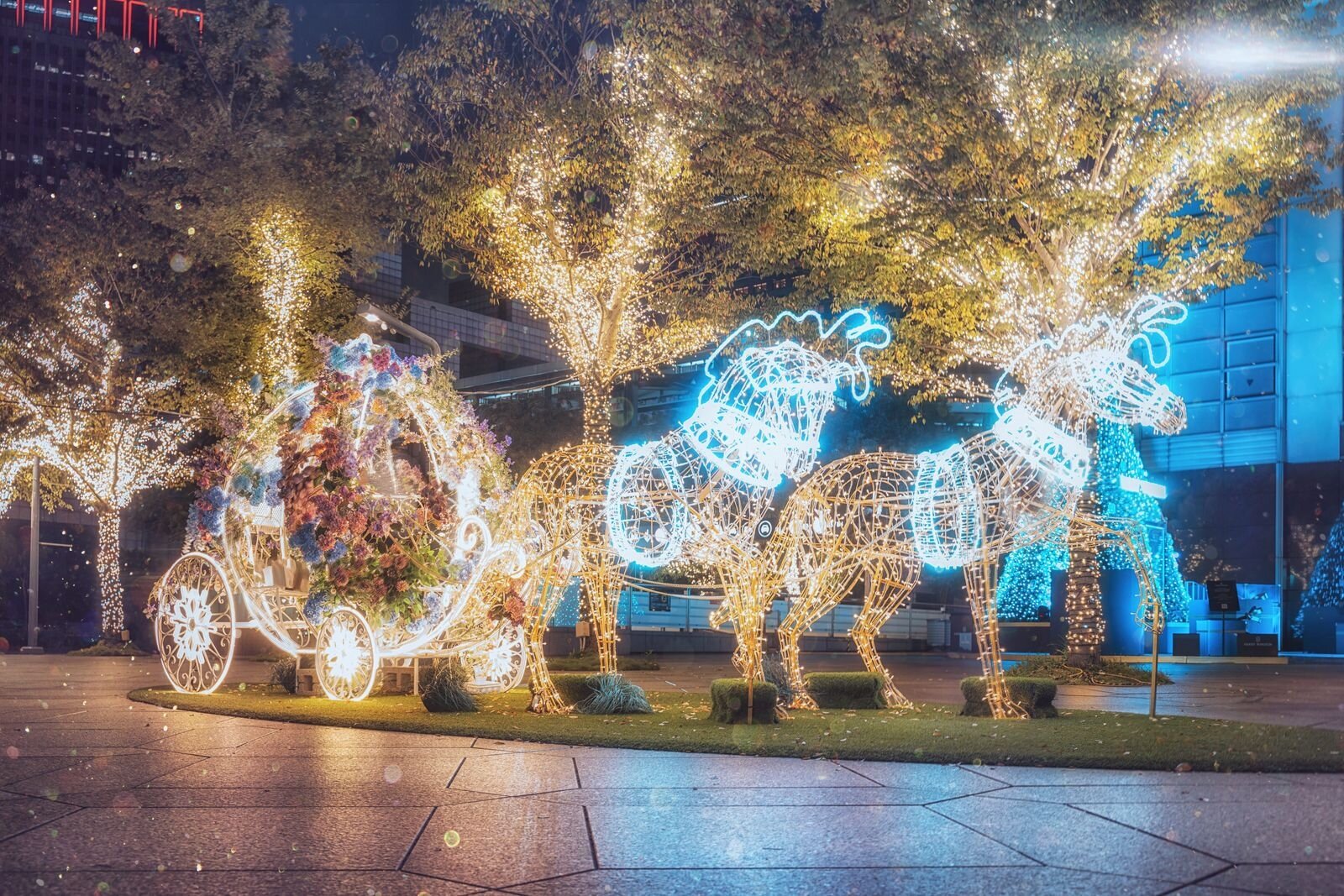 台北101「夢幻馬車」。圖/台北市政府提供