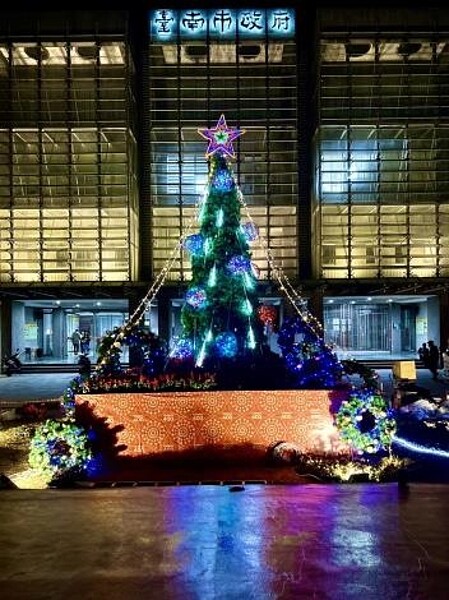 2023幸福台南耶誕點燈12/02登場。圖/台南市府提供