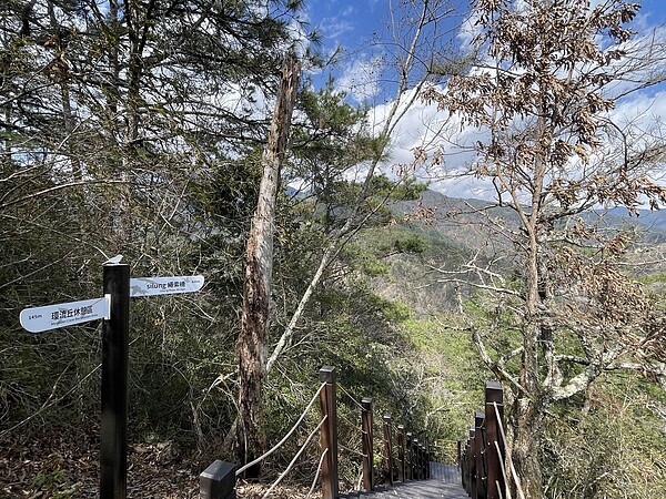 台中環山獵人登山步道勇奪工程界奧斯卡肯定。圖／台中市觀旅局提供