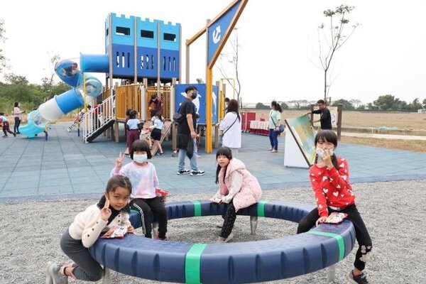 台南柳營區特色休閒公園今啟用。圖／台南市府提供