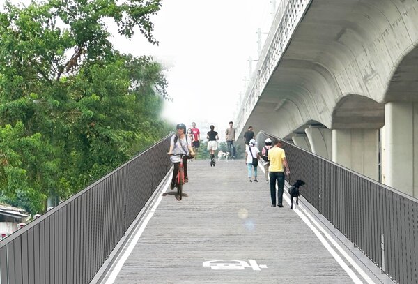 模擬圖－橋上。圖／台中市建設局提供