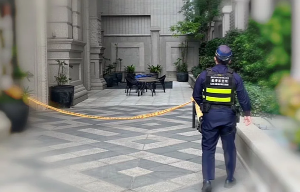 高雄發生女子墜樓事件。記者古和純/翻攝