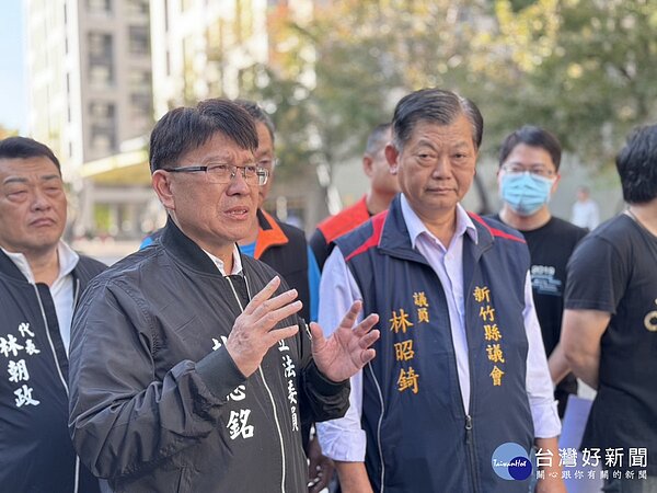 立委林思銘到現場了解,並且表達聲援居民訴求的立場。