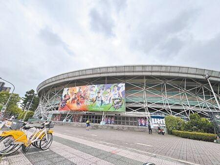 
台灣職籃T1總冠軍戰與PLG季後賽都在桃園巨蛋舉行，豈料媒體室竟下雨，桃市府體育局檢修發現是冷氣漏水，27日已修繕完畢。（蔡依珍攝）
