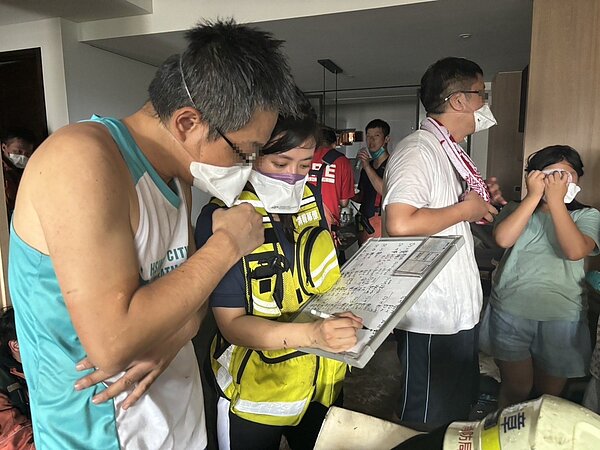 新竹市社會處表示,目前收到需收容安置資料共31戶110人,受災居民已安置至與市府簽有支援協定的3家旅宿業。圖/新竹市政府提供