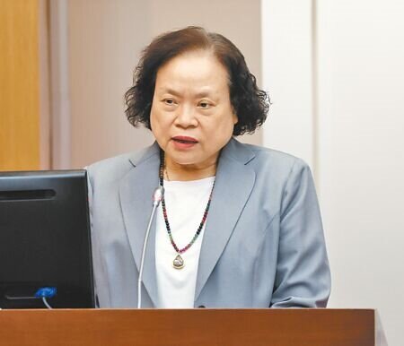 主計長陳淑姿29日在立法院財政委員會表示，第1季GDP表現很好，第2季情況持續看好，「我的看法至少維持3.5％」。（劉宗龍攝）