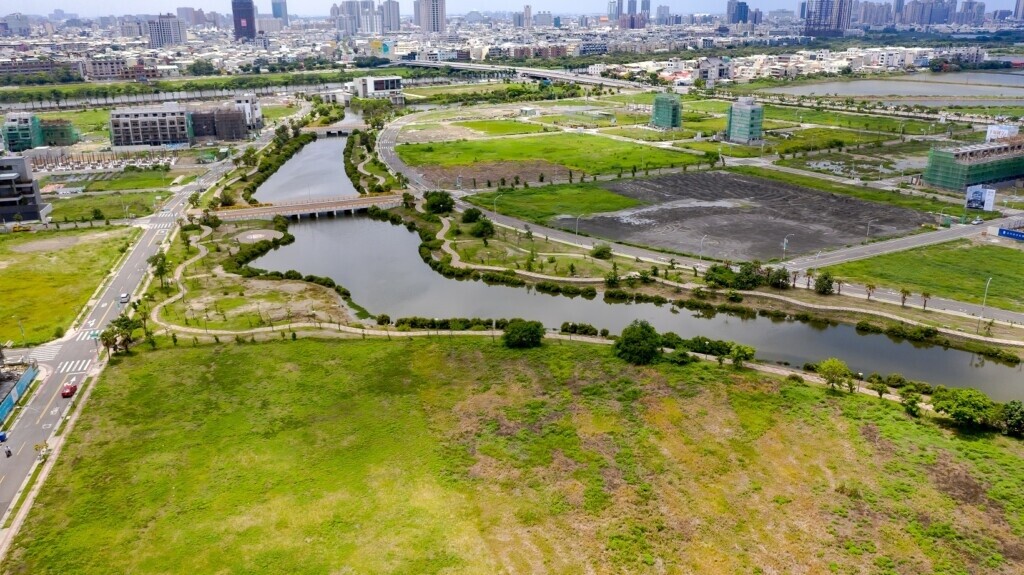 九份子市地重劃區示意圖，圖片台南市政府提供