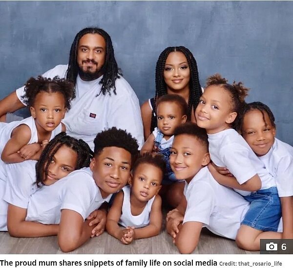 亞蘭西亞跟麥可生了11個孩子。圖/擷自太陽報