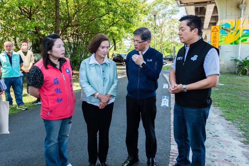 新任交通部長李孟諺現勘北宜高鐵宜蘭站址,圖片交通部提供