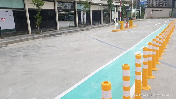 林口轉運站停車場。圖/新北市府提供