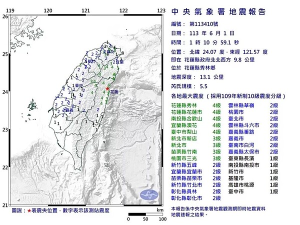 圖／中央氣象署