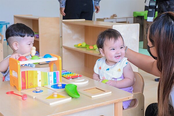 石岡首間公托開幕。圖/台中市社會局