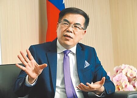 
環境部長彭啟明表示，碳費費率即便是0元，也是希望它能盡快上路，讓企業能趕緊熟悉。（劉宗龍攝）
