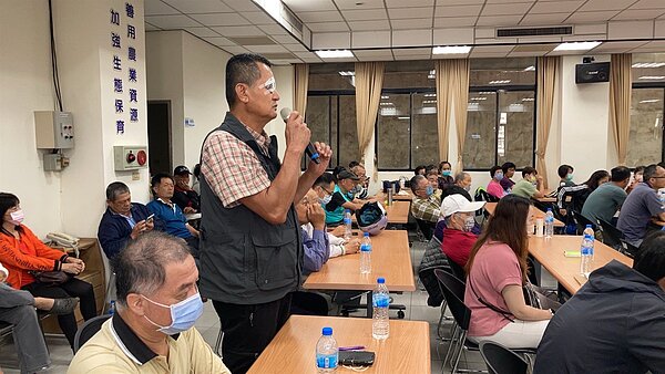 921整治示範區顧問陳孟達呼籲,各縣市政府暫緩送出國土計畫法。圖/議員吳振嘉提供