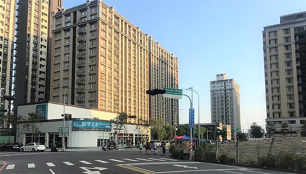 五股洲子洋房市示意圖/記者游智文攝影