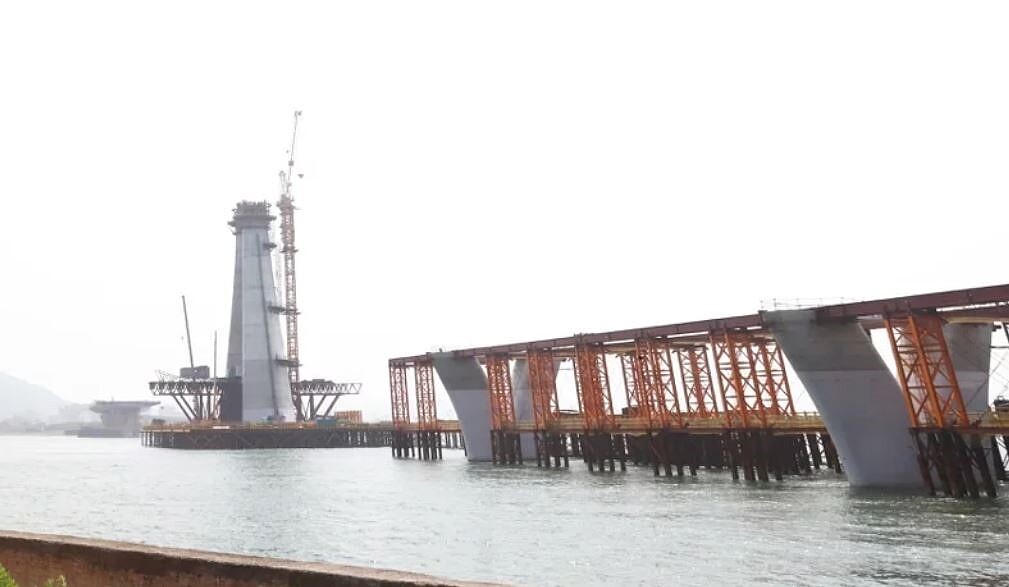 淡江大橋預計明年底將通車。圖/聯合報系資料照