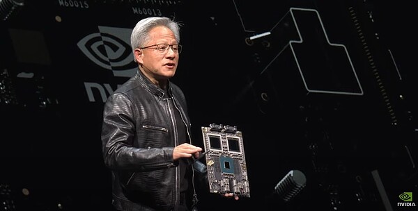 NVIDIA輝達CEO黃仁勳來台造成轟動。圖／截自「NVIDIA」YouTube直播畫面