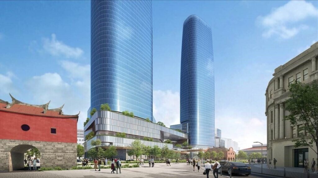 C1D1開發大樓完工示意圖,圖片台北市捷運局提供