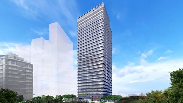 「潤泰玉成辦公大樓」示意圖。圖/潤泰新提供