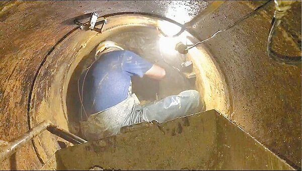 中和汙水下水道系統接管率不到7成,民代促市府加速興建。(新北市水利局提供/高鈞麟新北傳真)