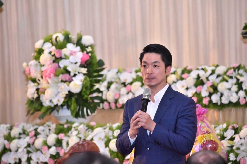 蔣萬安日前出席台北市立第一殯儀館拆除工程祈福暨圓滿感恩灑淨法會,圖片台北市政府提供