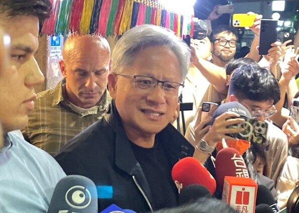 輝達執行長黃仁勳。記者吳康瑋/攝影