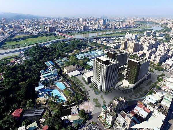 公館大樓完工願景圖。圖／北水處提供