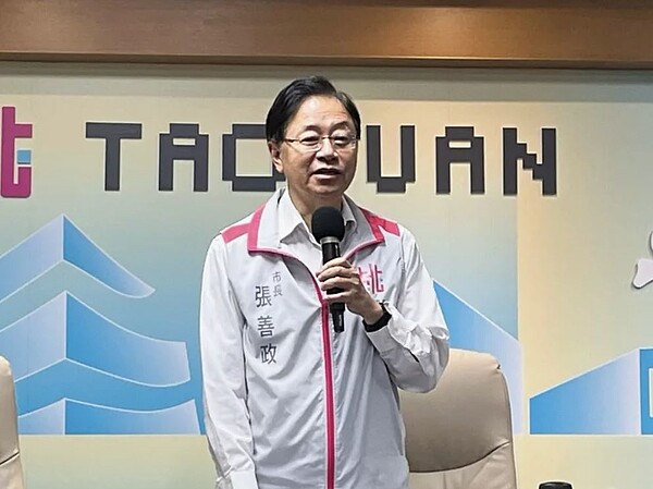 桃園市長張善政主持市政會議時表示,屢被地方詬病的中壢新明市場,市府將重新規畫整頓。記者朱冠諭/攝影