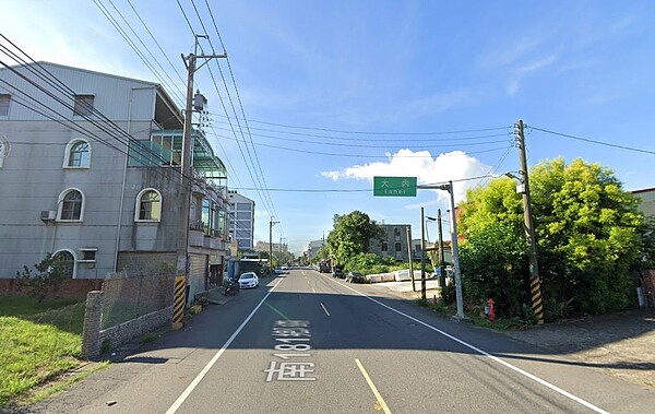 大內街景示意圖／翻攝自Google maps