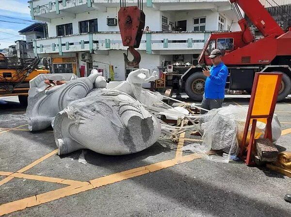 永和寺管委會指出,事件發生後請示神明,同意重新採購神像,目前就是按照原定計畫舉行路祭和開工儀式,農曆9月安座開光,把該做的事情做好。圖/永和寺管委會提供