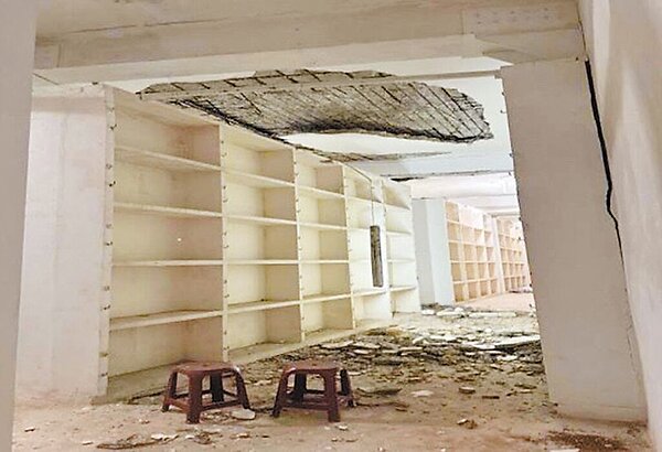 新北市議會28日同意「淡水第一公園化公墓附設納骨塔及附屬建物」報廢拆除,拆除整地後將暫作臨時停車場,獲民意共識後朝興建第二納骨塔方向規畫。(新北市民政局提供/陳慰慈新北傳真)