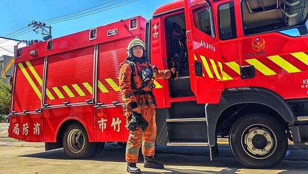 新竹市消防局提出擴編案積極爭取人力。圖/消防局提供