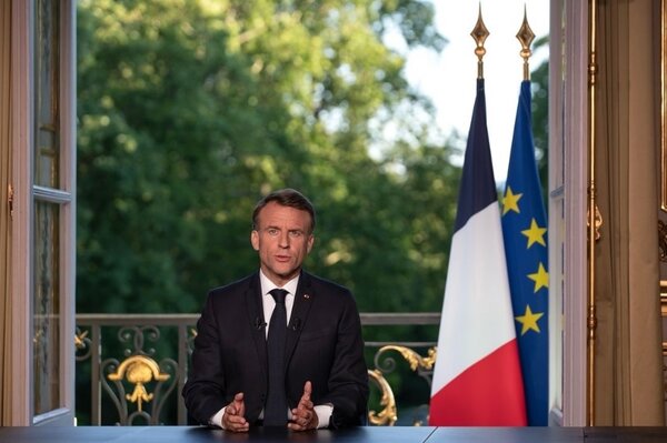法國總統馬克宏。圖／取自instagram @elysee