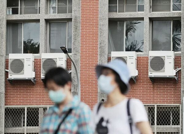 冷氣示意圖。聯合報系資料照