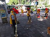 明湖里清潔日　莘莘學子就學環境更乾淨