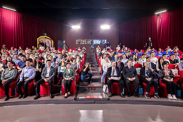 「我家的兩岸故事—南京巡展」開幕式。圖/蔡佩蓁提供