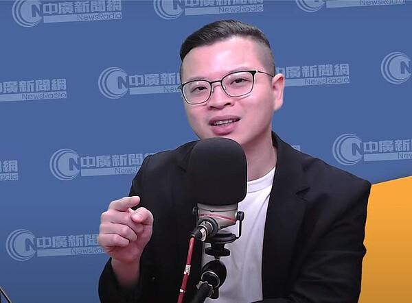 桃園市議員凌濤8日上《千秋萬事》接受專訪談鄭文燦遭檢調查辦。圖/摘自中廣新聞網