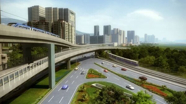 淡北道路爭議已久,居民不服二階環評而提行政訴訟,法院判決敗訴。圖/新北工務局提供