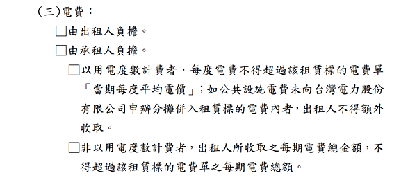 內政部修正「住宅租賃定型化契約應記載及不得記載事項」應記載事項第六點、第十一點。圖／取自內政部