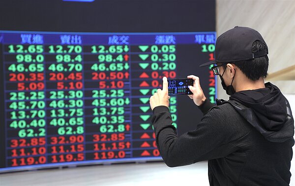 台股今日跳空大跌,失守月線。圖/聯合報系資料照片